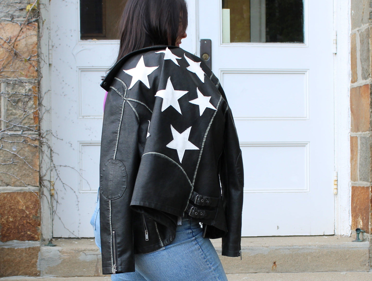 Stone Cold Fox Leather Jacket